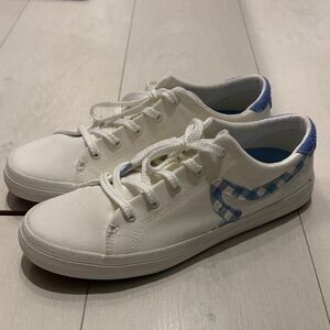 Sperry White and Blue Women's Sneakers